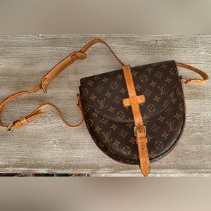 Louis Vuitton Monogram Chantilly GM Shoulder Cross Body Bag TH1904